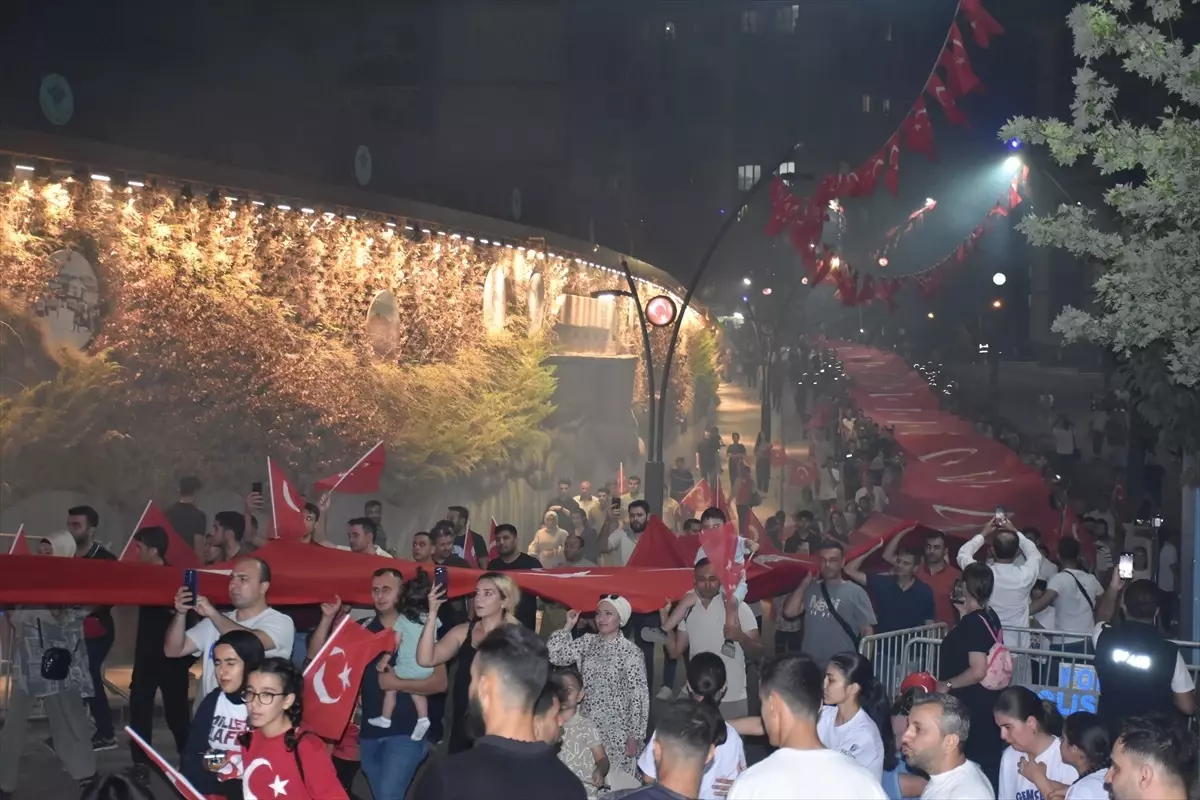Doğu ve Güneydoğu'da 15 Temmuz Demokrasi ve Milli Birlik Günü etkinlikleri düzenlendi