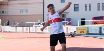 Down sendromlu milli atlet Emirhan Akçakoca'dan Avrupa Şampiyonası'nda 3 altın madalya