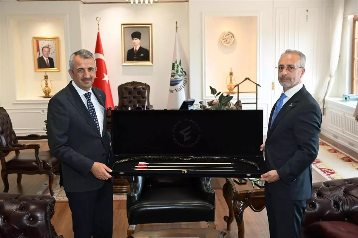 Etnospor Konfederasyonu Başkan Vekili Hakan Kazancı'dan Edirne Valisi'ne Ziyaret