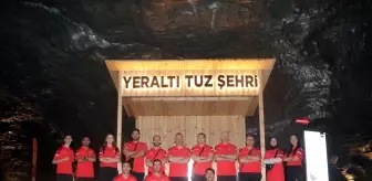 Savate Combat Milli Takımı, Tuz Mağarasında Antrenman Yaptı