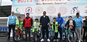 Düzce'de 12. Geleneksel Yeşilay Bisiklet Turu Düzenlendi