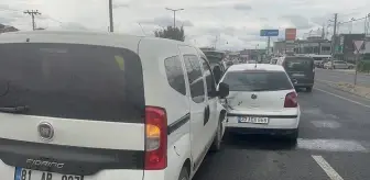 Düzce'de Zincirleme Trafik Kazası: 1 Yaralı