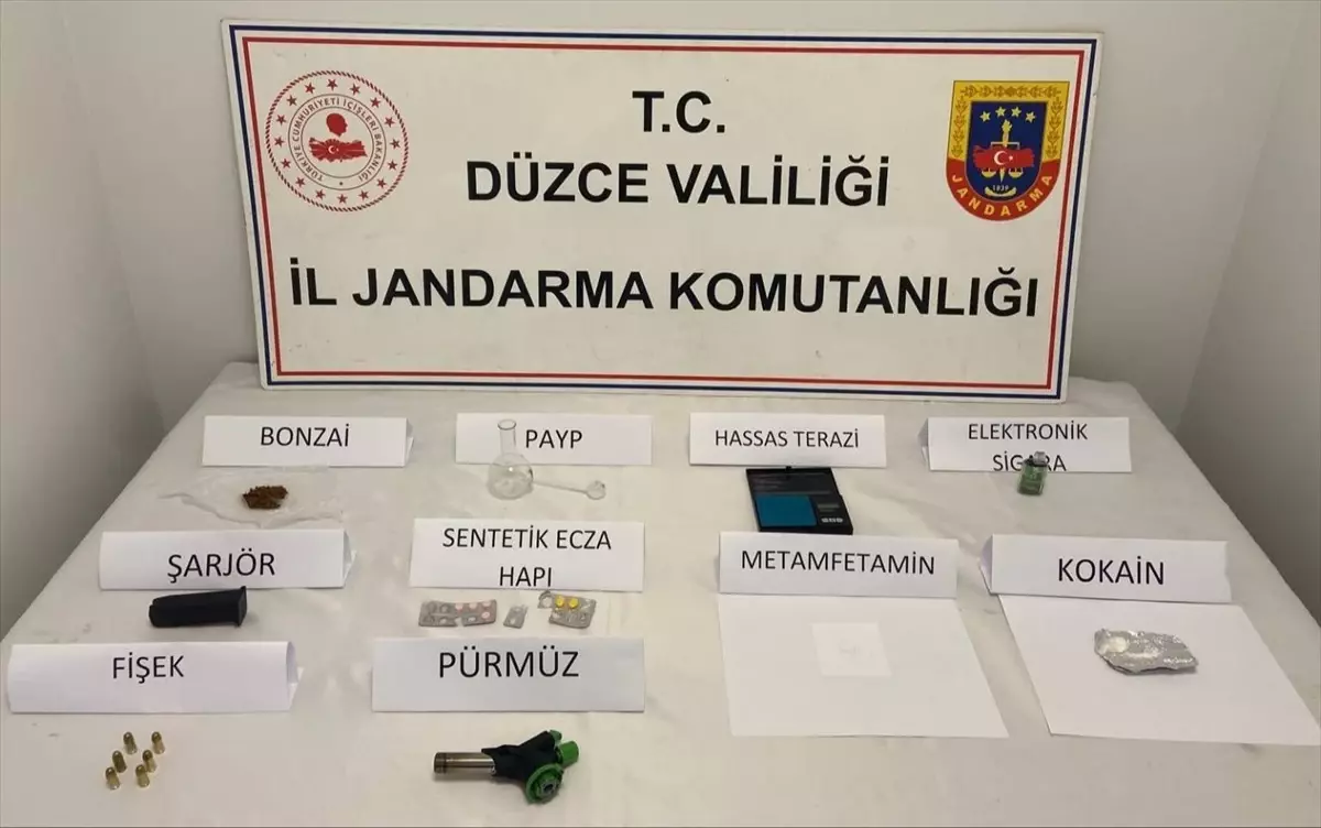 Düzce'de Uyuşturucu Operasyonu: Bir Kişi Tutuklandı