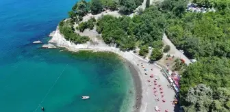 Ceneviz Kalesi Plajı'na Mavi Bayrak Sevincinin Töreni