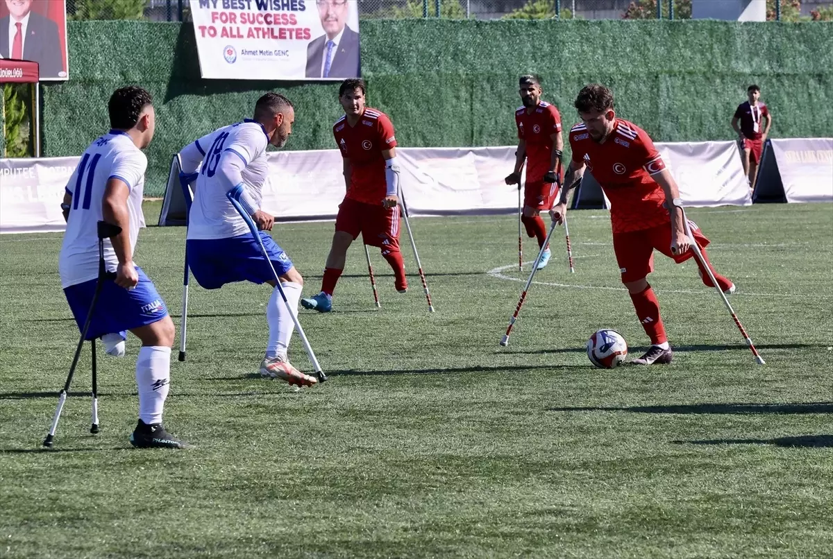 Türkiye Ampute Futbol Milli Takımı İtalya'yı 5-0 Mağlup Etti