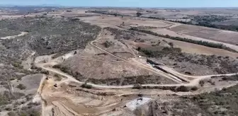 Edirne'de Çömlekköy Barajı İnşaatı Sürüyor