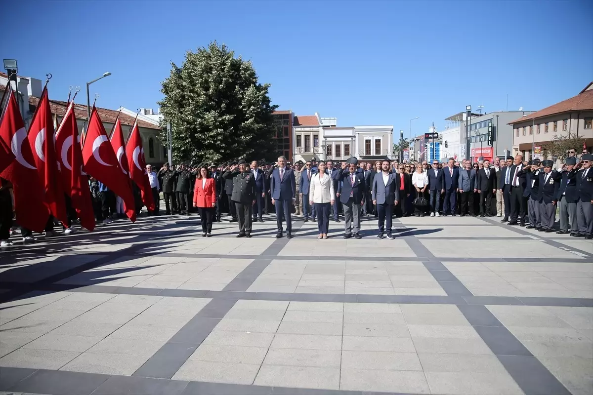 Edirne'de 19 Eylül Gaziler Günü dolayısıyla tören düzenlendi