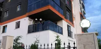 Edirne'de Balkonda Yangın Çıktı