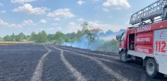 Edirne'de Buğday Tarlasındaki Yangın Kontrol Altına Alındı