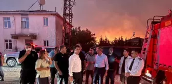 Edirne Enez'de Orman Yangınına Hızla Müdahale Ediliyor