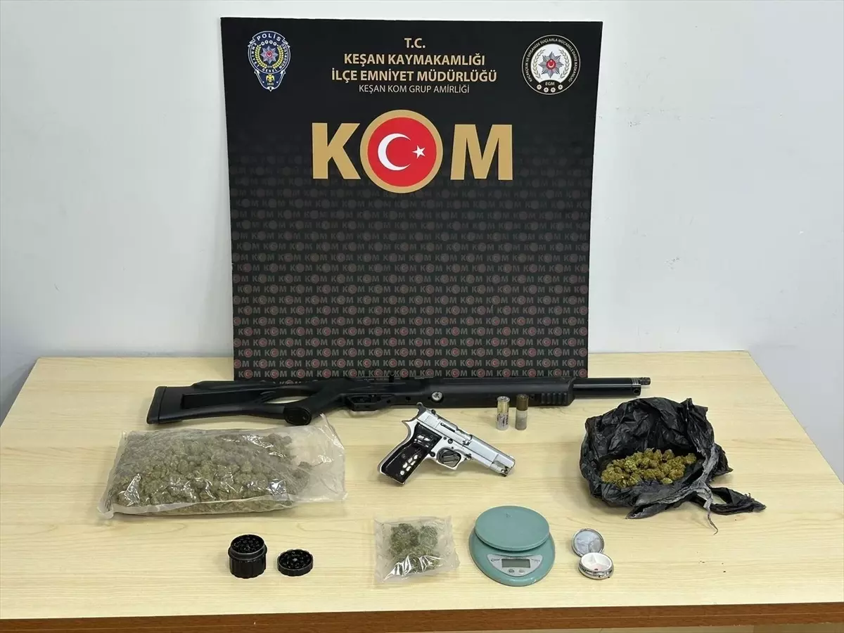 Keşan'da Uyuşturucu Operasyonu: Bir Zanlı Tutuklandı