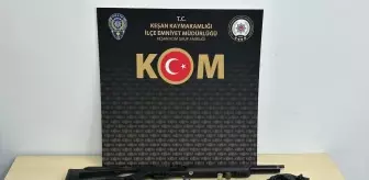 Edirne'de Uyuşturucu ve Silah Bulunan Zanlı Gözaltına Alındı