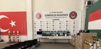 Edirne'de Kaçakçılıkla Mücadele: Çok Sayıda Elektronik Cihaz Ele Geçirildi