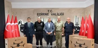 Edirne'nin Güvenlik Güçlerine Yeni İHA Desteği