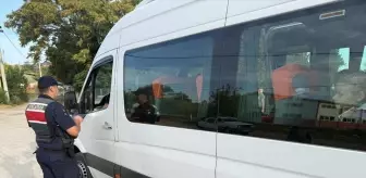Edirne'de Okul Çevrelerinde Jandarma Denetimi