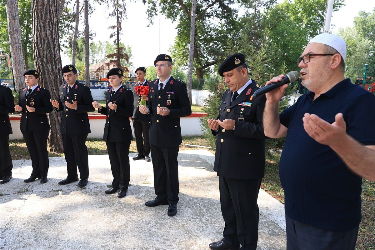 Edirne'de jandarma şehitleri anıldı