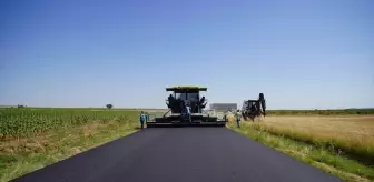 Edirne'nin Köy Yollarına Sıcak Asfalt Müjdesi