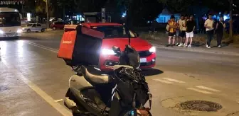 Edirne'de Motosiklet ve Hafif Ticari Araç Çarpıştı