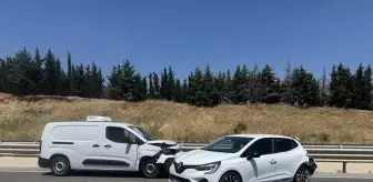 Edirne'de Trafik Kazası: 2 Yaralı