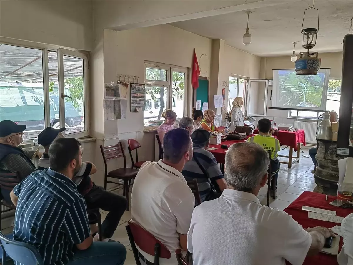 Süleymandanişment Köyü'nde Şarköy RES Projesi İçin Bilgilendirme Toplantısı