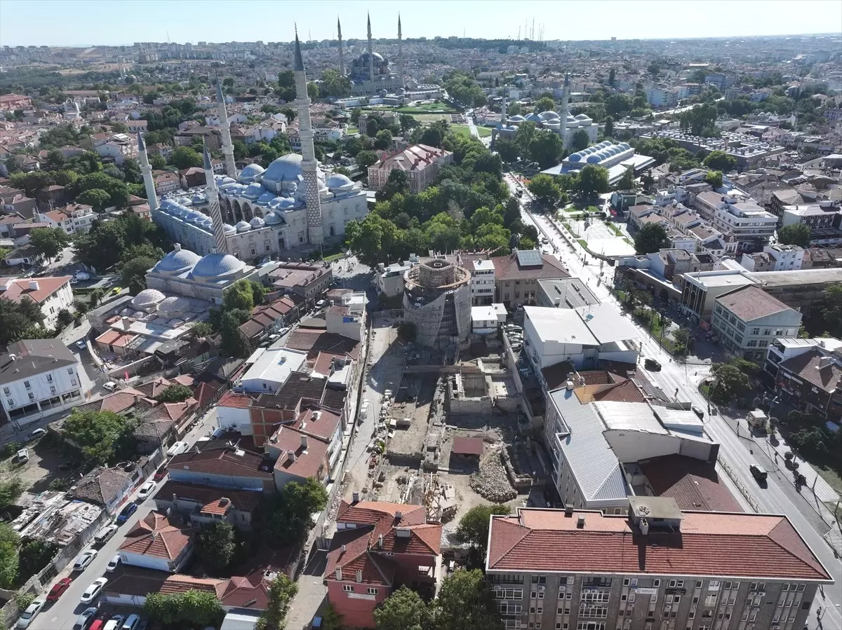 Edirne Makedon Kulesi Restorasyonu Tamamlanmak Üzere