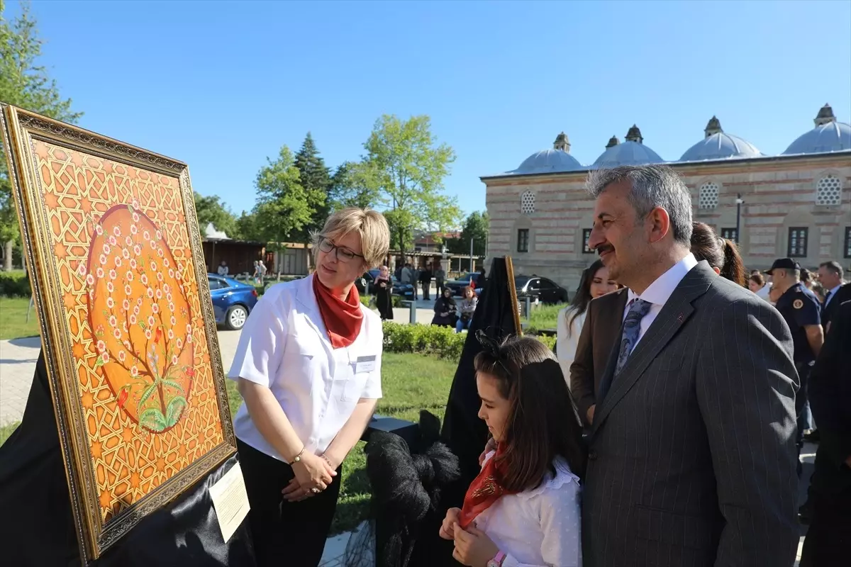 Edirne'de Selimiye Camisi Süslemeleri Sergilendi