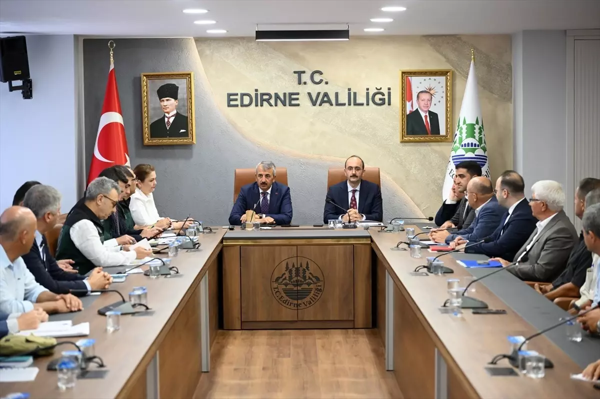 Edirne'de Su Yönetimi Değerlendirme Toplantısı