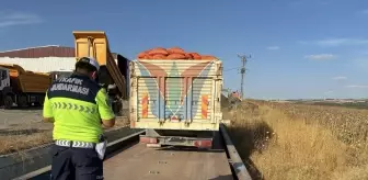Edirne'de Taşıma Sınırını Aşan Kamyona 59 Bin Lira Ceza