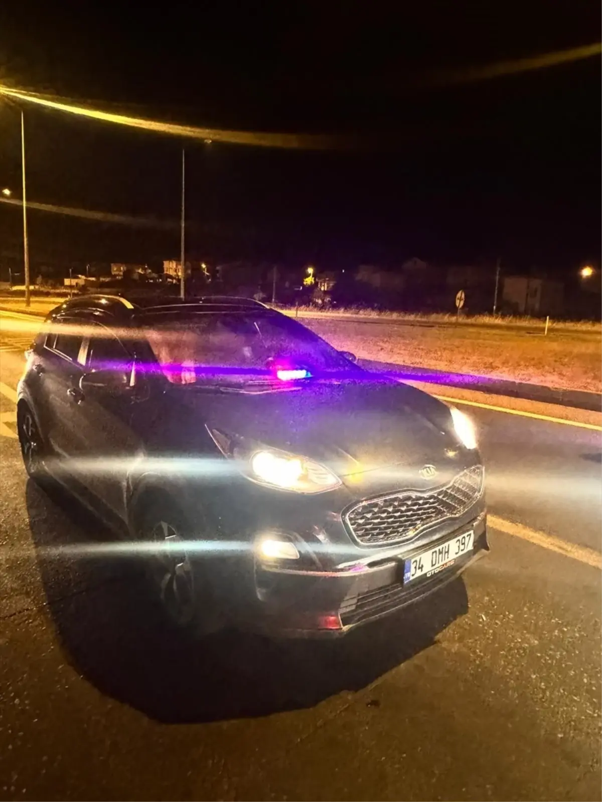 Edirne'de Usulsüz Çakar Kullanan Sürücüye Rekor Ceza