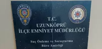 Edirne'de Uyuşturucu ile Yakalanan Şüpheli Gözaltına Alındı
