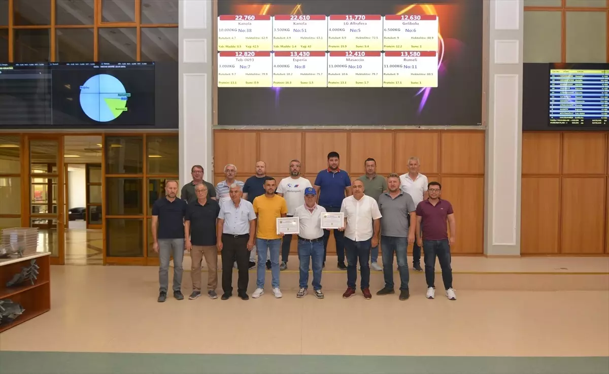 Edirne Ticaret Borsasında Yeni Mahsul Ayçiçeği 30 Liradan İşlem Gördü