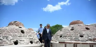 Edirne'deki Gazi Mihal Hamamı'nın Restorasyonu Devam Ediyor