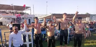 İpsala Spor Kulübü Pehlivanı Zati Demir Madalya Kazandı