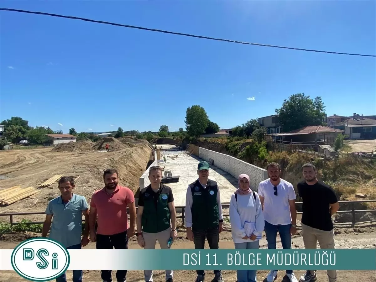 Tekirdağ'da Taşkın Kontrol Tesisi İncelemeleri Yapıldı