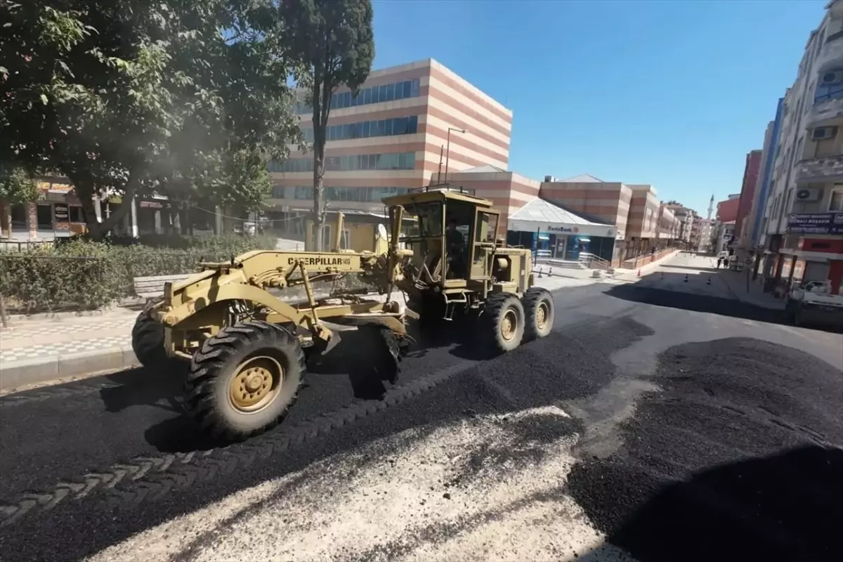Keşan'da Yol Yapım Çalışmaları Devam Ediyor