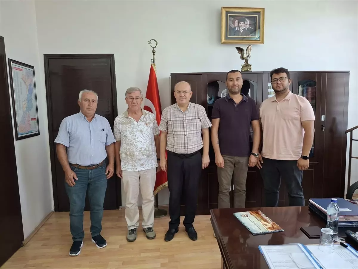Çakmak Barajı Sulama Kooperatifi Başkanı'ndan Kaymakam Köken'e Ziyaret