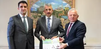 İpsala Kaymakamı ve Belediye Başkanı'dan Edirne Ziyareti