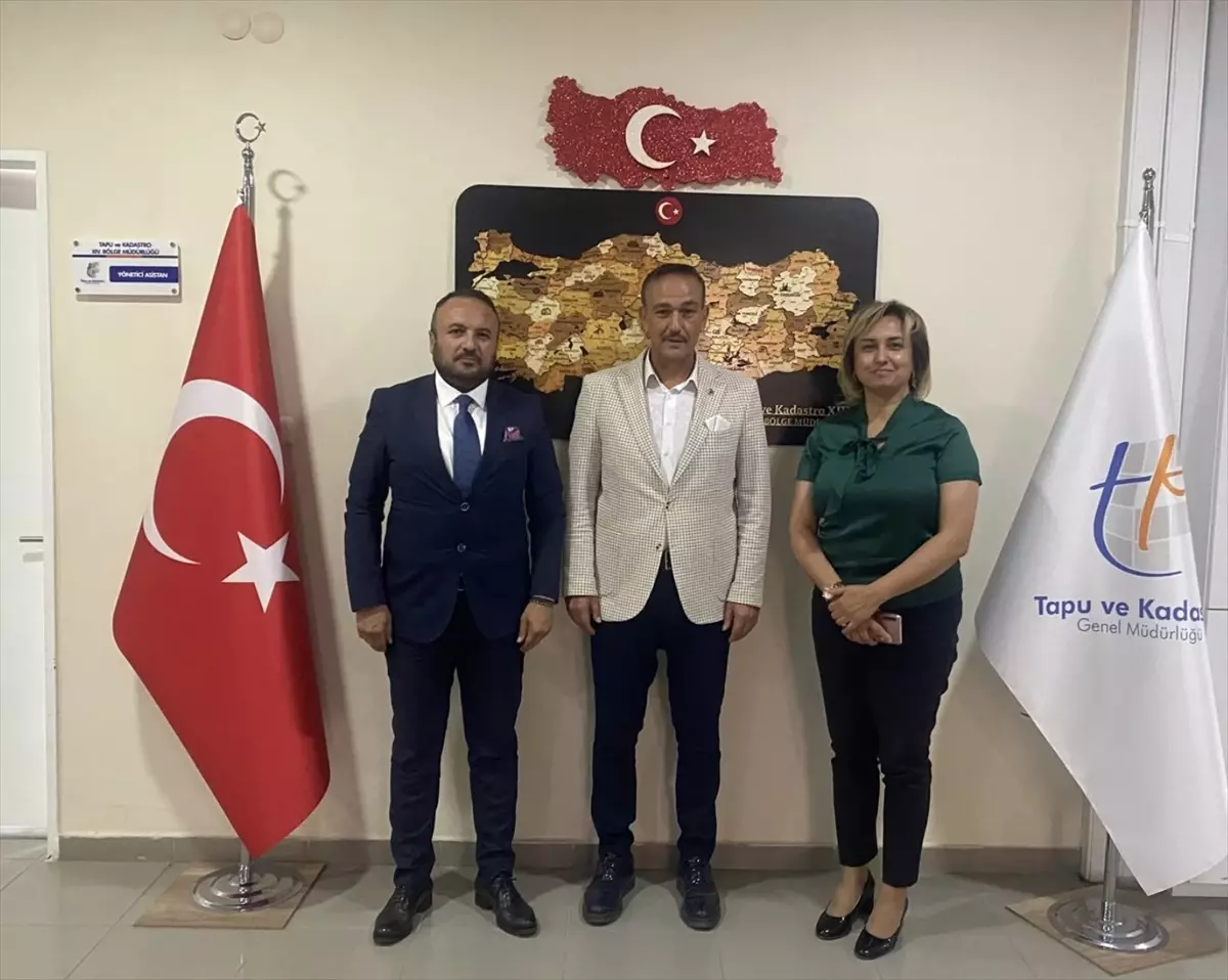 Edirne ve Tekirdağ Çevre Müdürlerinden Tapu ve Kadastro Ziyareti