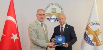 Bandırma Onyedi Eylül Üniversitesi Rektörü'nden Trakya Üniversitesi'ne Ziyaret