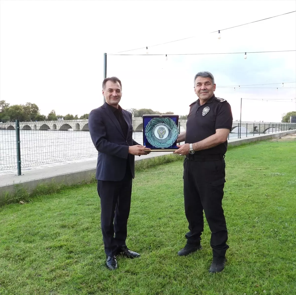 Edirne Emniyet Müdürlüğü'nde Tayin Olan Personele Veda Programı