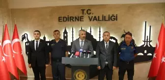 Edirne Valisi: Düzensiz Göçle Mücadelede Başarı Sağlandı