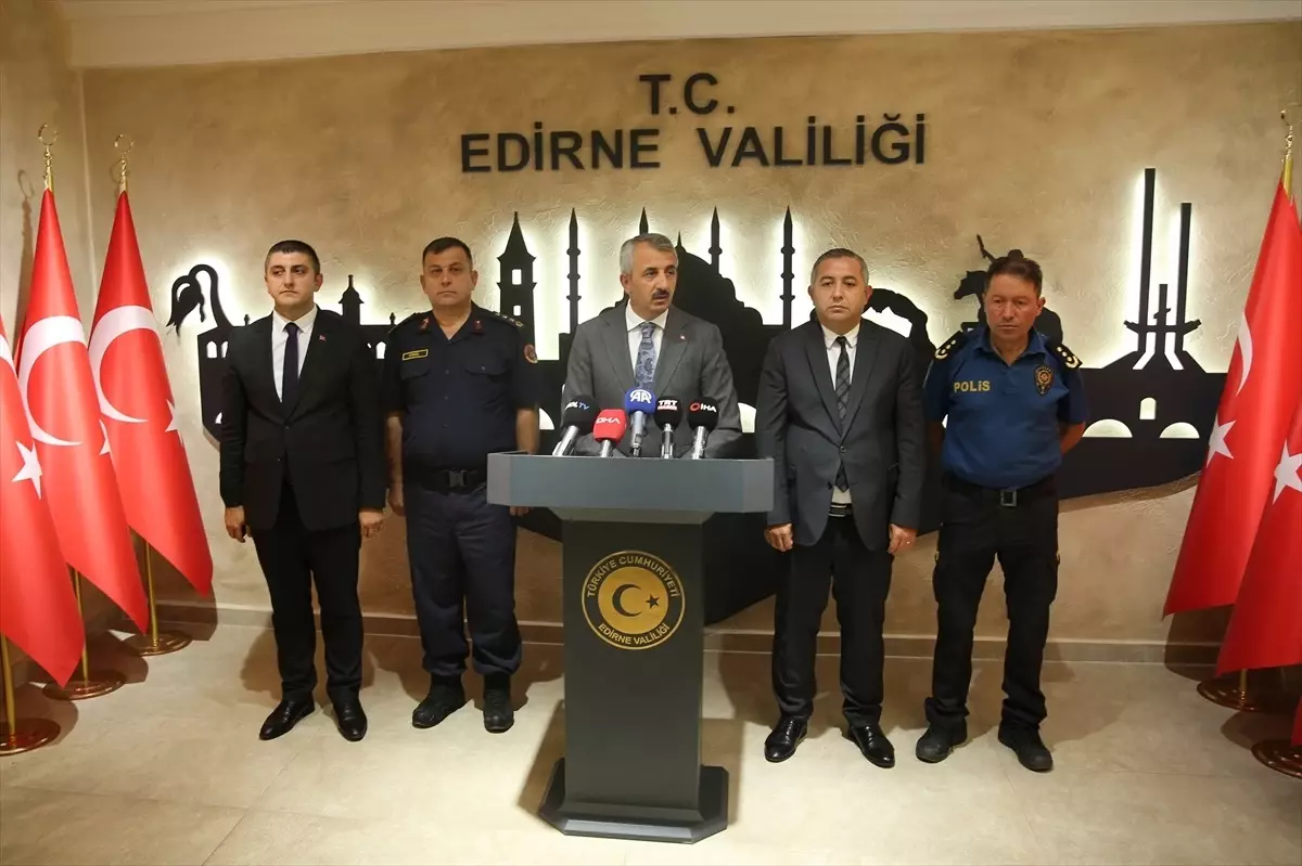 Edirne Valisi: Düzensiz Göçle Mücadelede Başarı Sağlandı