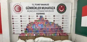 Edirne'de Kaçakçılık Operasyonu: Elektronik Sigara ve Cep Telefonları Ele Geçirildi