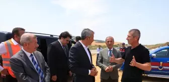 Edirne Valisi Sezer, Enez'e Ulaşımı Sağlayan Yolun Çalışmalarını Hızlandırıyor