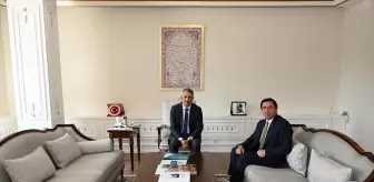 Edirne Valisi Yunus Sezer, Yeni Başsavcıyı ve Tarım Müdürünü Kabul Etti