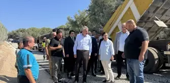 Edirne Valisi Sezer, Sultaniçe Sahil Yolunun İnşaatını İnceledi