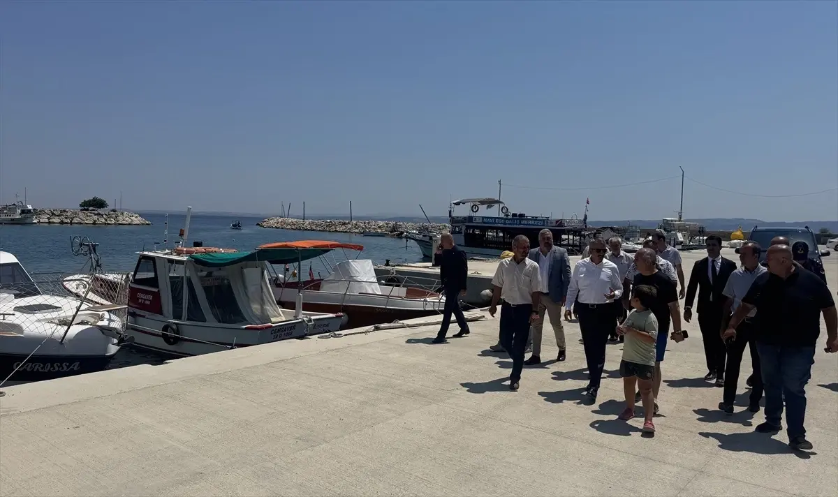 Edirne Valisi Saros Körfezi'nde İncelemelerde Bulundu