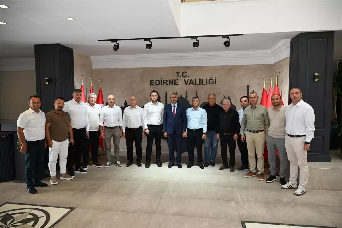 Edirne Valisi Yunus Sezer, Çeltik Üreticilerini Kabul Etti