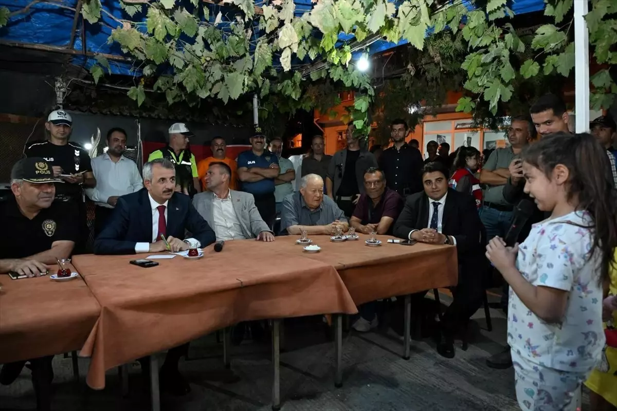 Vali Sezer, Edirne'de Mahalle Sakinleri ile Buluştu