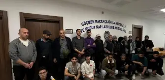 Edirne ve Tekirdağ'da 41 Düzensiz Göçmen Yakalandı